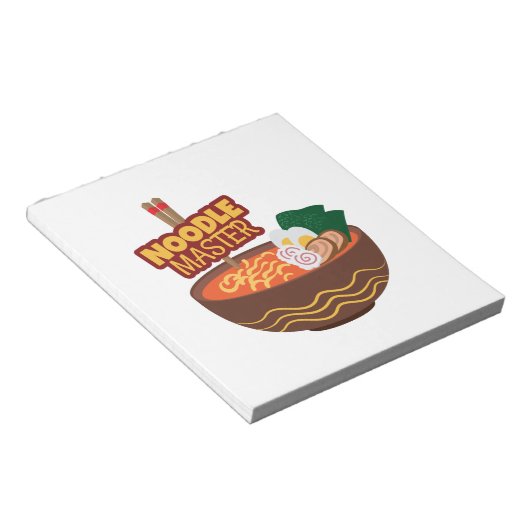Ramen Noodle Master Funny Japanisches Geschenk Ide Notizblock (angewinkelt)