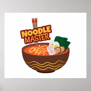 Ramen Noodle Master Funny Japanisches Geschenk Ide Poster
