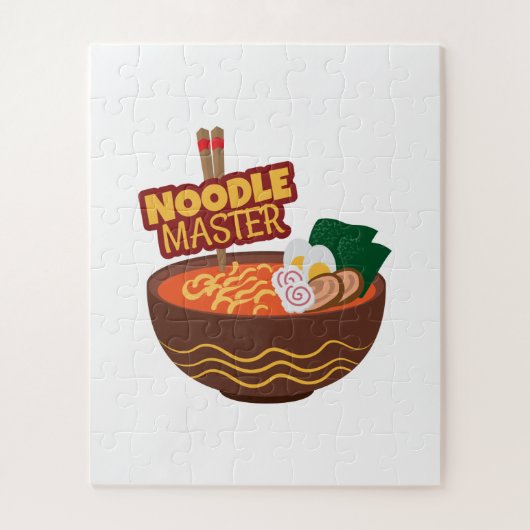 Ramen Noodle Master Funny Japanisches Geschenk Puzzle (Vertikal)