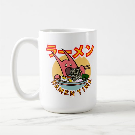 Ramen Noodle Monster Ramen Zeit! Tasse (Links)