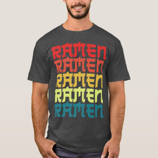 Ramen Noodle Retro Vintage Liebe Japanisch Ramen25 T-Shirt