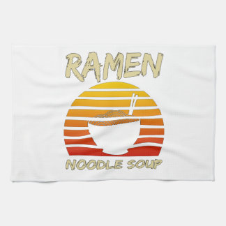 Ramen Noodle Soup Kawaii Japanisch Noodles Vintag Geschirrtuch