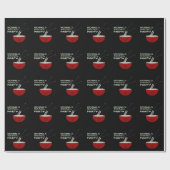 Ramen Noodles Asian Bowl Party Geschenkpapier (Flach)