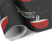 Ramen Noodles Asian Bowl Party Geschenkpapier (Rolleneckpunkt)