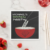 Ramen Noodles Asian Bowl Party Serviette (Beispiel)
