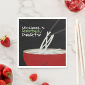 Ramen Noodles Asian Bowl Party Serviette (Beispiel)
