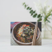 Ramen Noodles Asian Food Postkarte (Stehend Vorderseite)