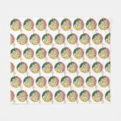Ramen Noodles Bowl Japanischer Restaurant Feinschm Fleecedecke (Vorderseite (Horizontal))