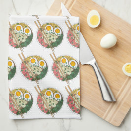 Ramen Noodles Bowl Japanischer Restaurant Feinschm Handtuch