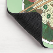 Ramen Noodles Bowl Japanischer Restaurant Feinschm Mousepad (Ecke)