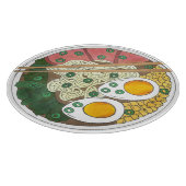 Ramen Noodles Bowl Japanischer Restaurant Feinschm Schneidebrett (Ecke)