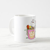 Ramen Noodles Cat Kaffeetasse (Vorderseite Links)