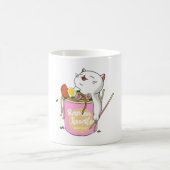 Ramen Noodles Cat Kaffeetasse (Mittel)