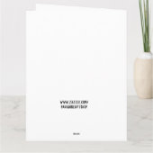 RAMEN NOODLES CAT OVERSIZED BIRTHDAY CARD DANKESKARTE (Rückseite)