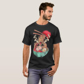 Ramen Noodles Dragon Anime Japanisch Kawaii T-Shirt (Vorne ganz)