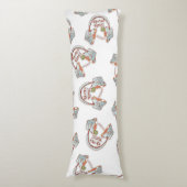 Ramen noodles Musikmuster Seitenschläferkissen (Vorderseite Vertikal)