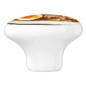 Ramen Noodles Soup with Eggs Keramikknauf (Seitenansicht)