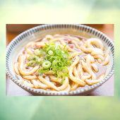 Ramen Noodles Top View Restaurant Bilderanzeige 2 Fensteraufkleber (Blatt 3)