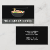 Ramen Noodles Visitenkarte (Vorne/Hinten)