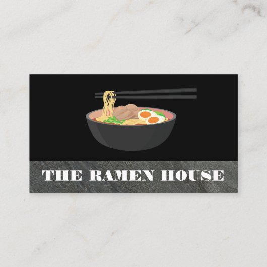 Ramen Noodles Visitenkarte (Vorderseite)