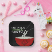Ramen-Nudel-Asien-Schüssel-Party Pappteller (Party)