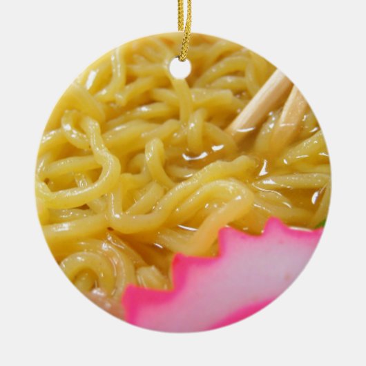 Ramen-Nudeln Keramik Ornament (Vorne)