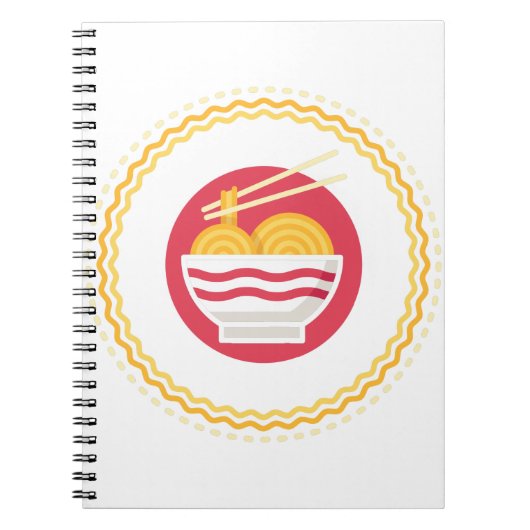 Ramen-Nudeln Notizblock (Vorderseite)