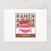Ramen Octopus Style - Ramen With Octopus Postkarte (Vorderseite)