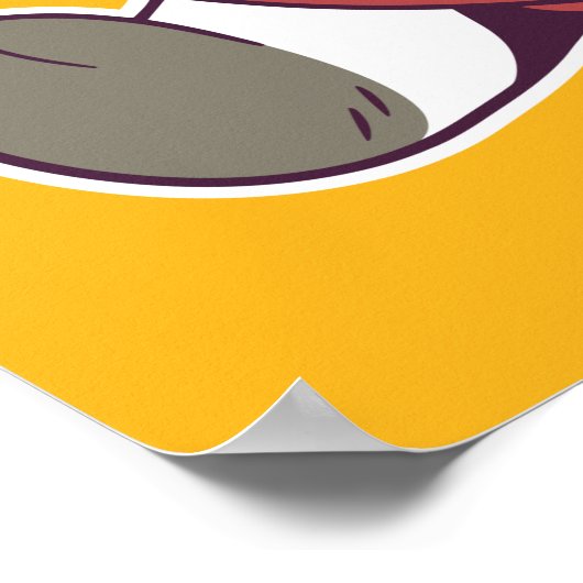 Ramen Panda Niedlich Poster (Ecke)