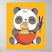 Ramen Panda Niedlich Poster (Vorne)
