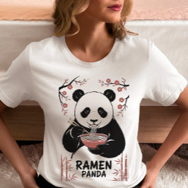 Ramen Panda Nudelfan T-Shirt