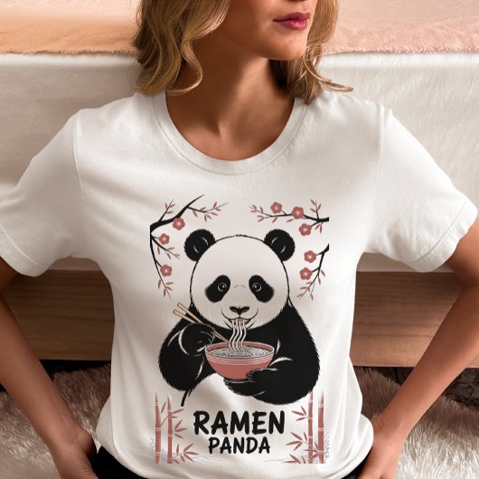 Ramen Panda Nudelfan T-Shirt
