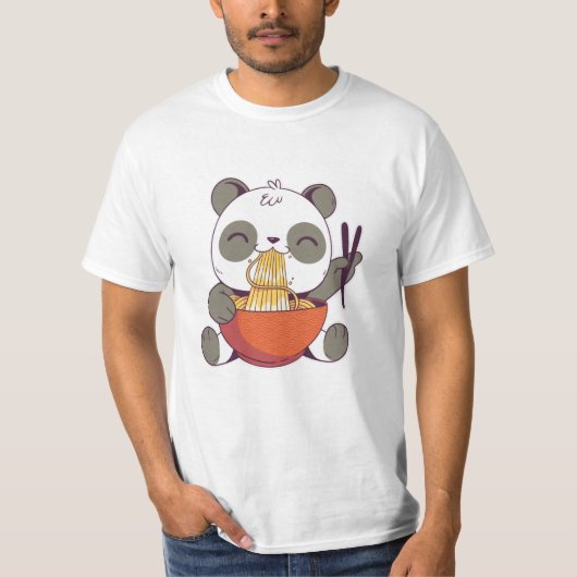 Ramen Panda T-Shirt (Vorderseite)