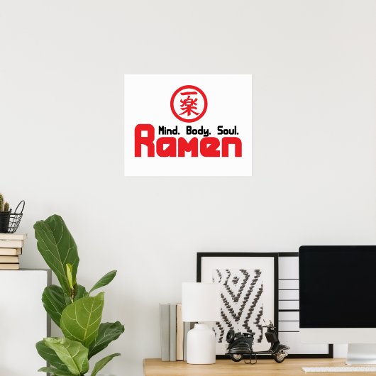Ramen Poster (Heimbüro)