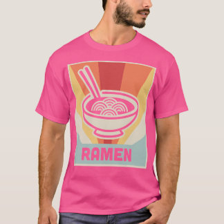 Ramen Poster im Vintage-Stil T-Shirt