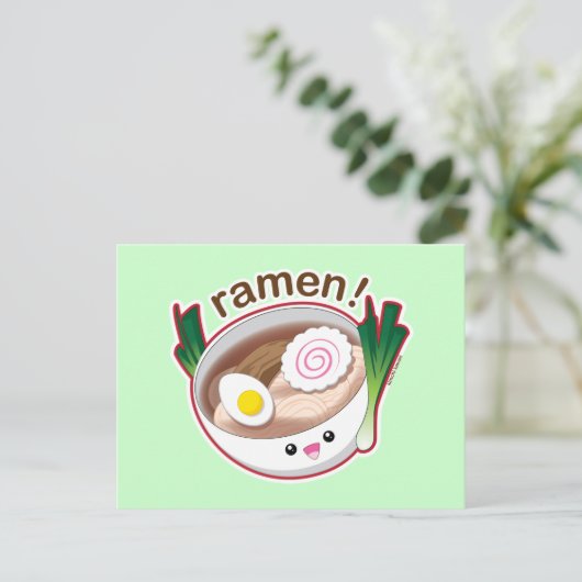 Ramen! Postkarte (Stehend Vorderseite)