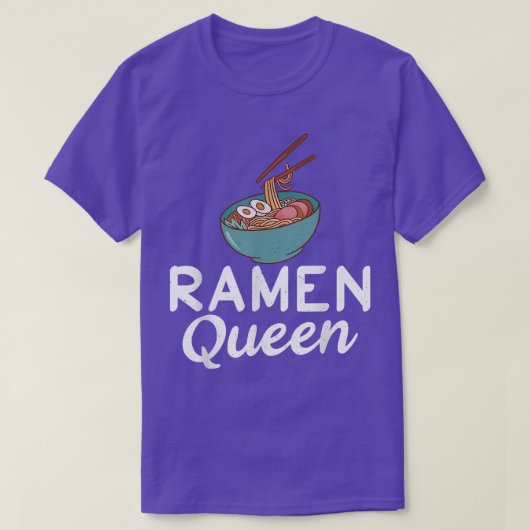 Ramen Queen Ramen Lover T-Shirt (Design vorne)
