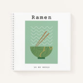 Ramen Recipes-Notebook Notizblock (Vorderseite)