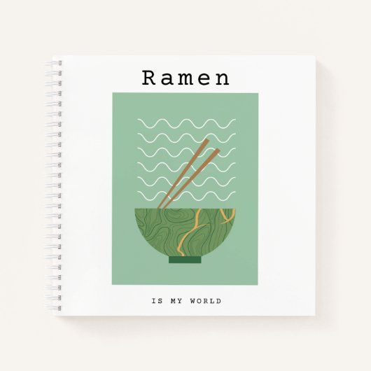 Ramen Recipes-Notebook Notizblock (Vorderseite)