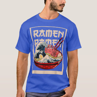 Ramen Retro-Stil Vintage Anime Japanische Geschenk T-Shirt