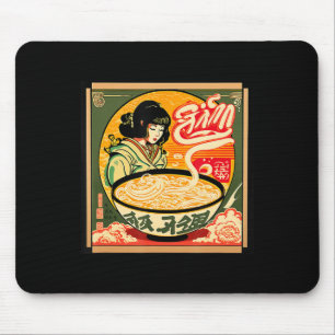 Ramen Retro Sushi Vintage Anime-Stil Japanisch Mousepad