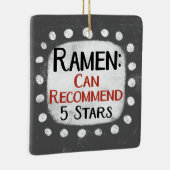 Ramen Review 5 Sterne Ornament (Rechts)