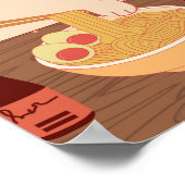 Ramen Schlürfen Poster (Ecke)