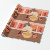 Ramen-Schlürfmuster Geschenkpapier (Ungerollt)