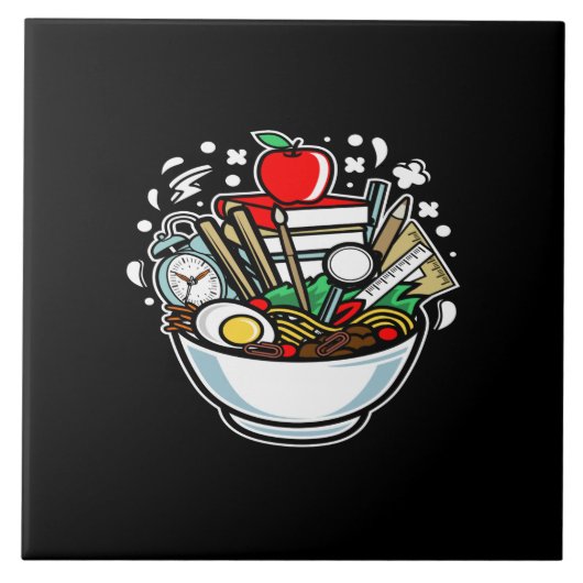 Ramen School Fliese (Vorderseite)