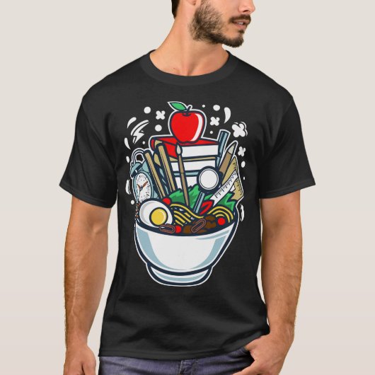 Ramen-Schule T-Shirt (Vorderseite)