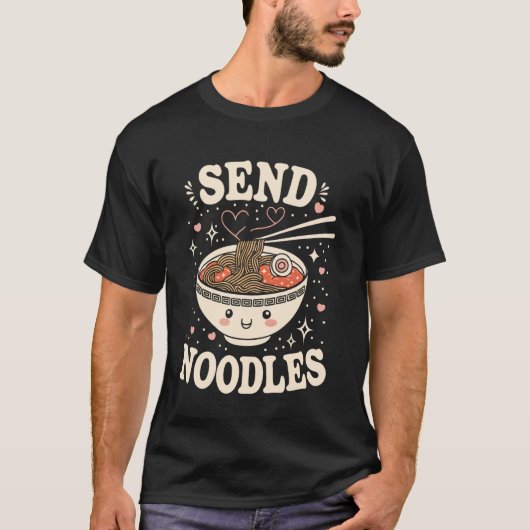 Ramen-Send-Nudel T-Shirt (Vorderseite)