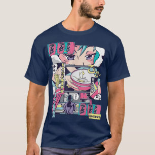 Ramen Shop Anime Manga Comic Panel T-Shirt