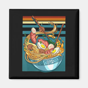 Ramen-Stil Vintage-Anime Japanische Lebensmittel-G Magnet