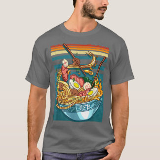 Ramen-Stil Vintage-Anime Japanische Lebensmittel-G T-Shirt